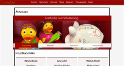 Desktop Screenshot of lesezeit-schwarzenbek.de