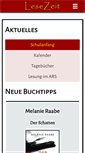 Mobile Screenshot of lesezeit-schwarzenbek.de